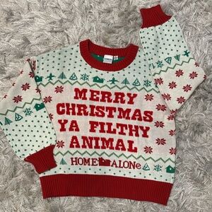 Home alone Christmas theme sweater